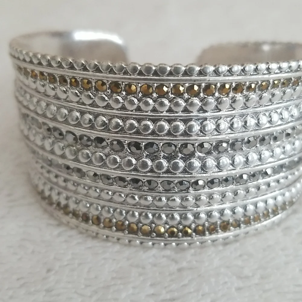 New Lucky Brand Pave Cuff Bracelet